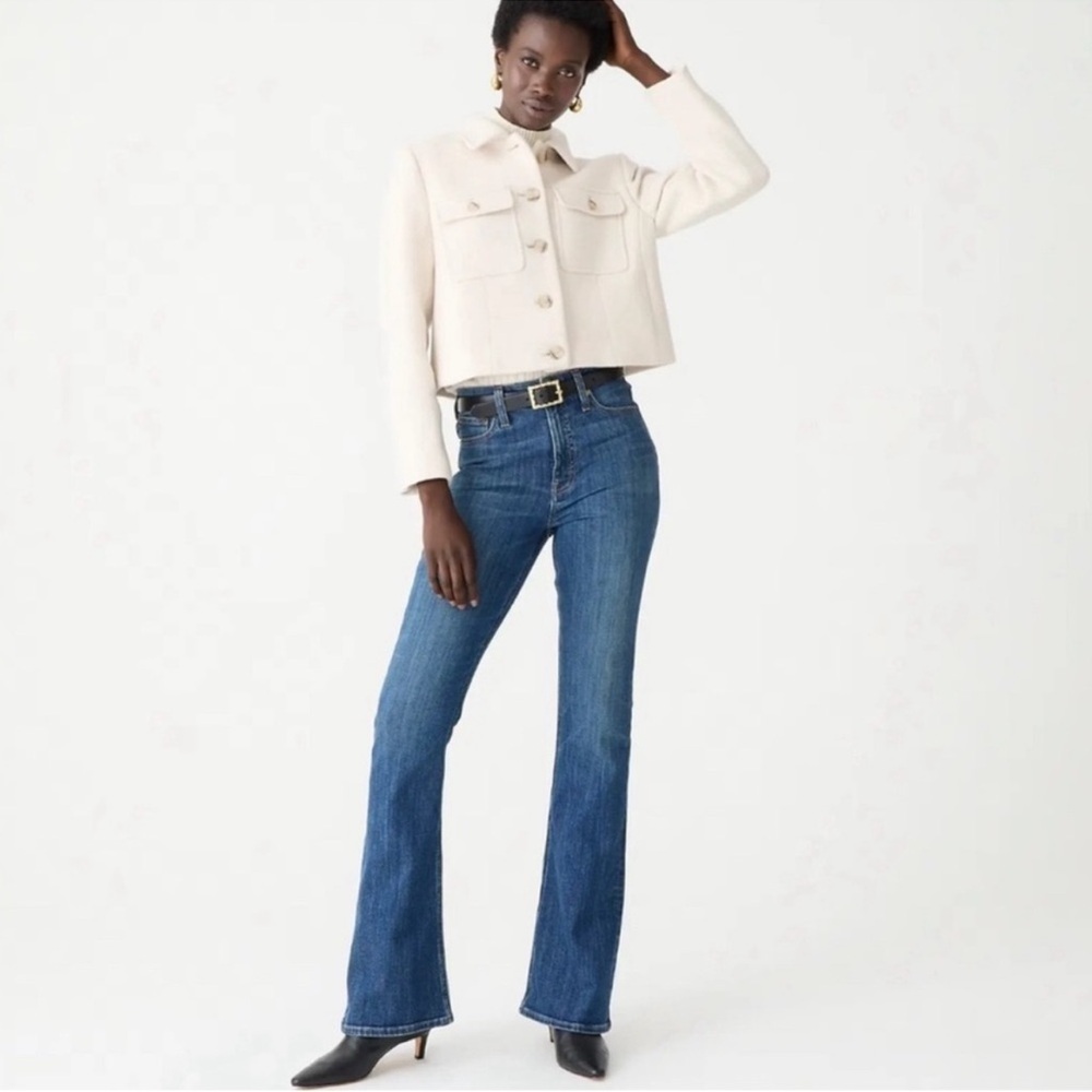 J. Crew Skinny Flare Jeans in Wakeman Wash sz 33